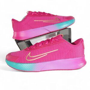 Nike Court Vapor Lite 2 Premium HC 'Fireberry' Women's 10 FB7065-600 Tennis